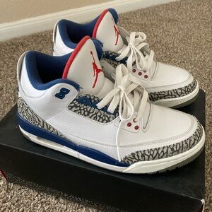 Retro 3 True Blue